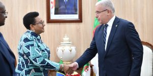 بوغالي يستقبل وزيرة الشؤون الخارجية التنزانية