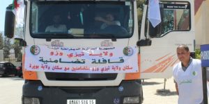 تيزي وزو تطلق ثالث قافلة تضامنية لفائدة ضحايا حرائق البويرة