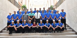 فوج من الكشافة الاسلامية لولاية غرداية في زيارة إلى مقر المجلس الشعبي الوطني