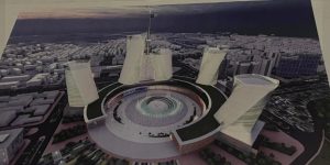 فريق عمل يُعاين مشروع المدينة الاعلامية