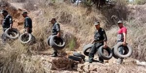 العثور على عجلات مطاطية بغابة بوعمود بالشلف