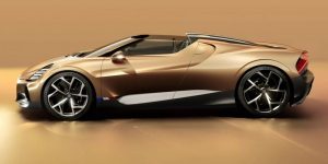 بوغاتي تكشف عن ميسترال الذهبية