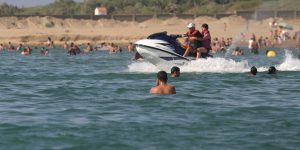 تسجيل إصابات بسبب الاستعمال المتهور للمركبات المائية