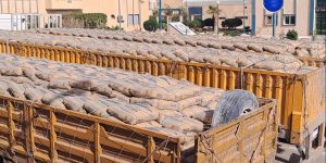ضبط 120 طنا من الإسمنت المستعمل في البناء والأشغال العمومية بالوادي