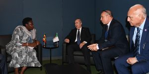 رئيس الجمهورية يستقبل بنيويورك نائبة رئيس جمهورية أوغندا 