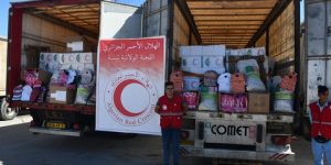 الجزائر ترسل أزيد من 130 طن من المساعدات الإنسانية إلى تونس