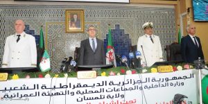 وزير الداخلية يشرف على تنصيب الوالي الجديد لتلمسان