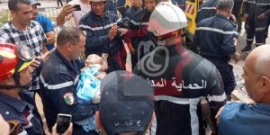 انفجار الغاز في عنابة: انقاذ رضيعة من تحت الردوم على قيد الحياة