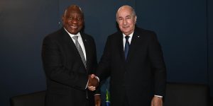 رئيس الجمهورية يتحادث بنيويورك مع نظيره الجنوب افريقي