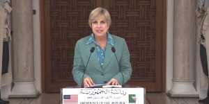 سفيرة الولايات المتحدة الأمريكية بالجزائر تؤكد: واشنطن تدعم موقف الجزائر من القضية الفلسطينية.. الصحراوية والليبية