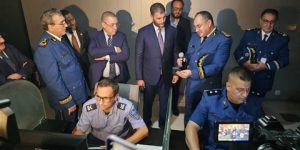 وزير الداخلية المكلف لدولة ليبيا يزور بعض مصالح المديرية العامة للأمن الوطني