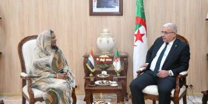 بوغالي يستقبل سفيرة السودان بالجزائر