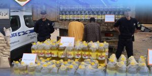 حجز 423 قنطار مواد غذائية و15 ألف زيت مائدة