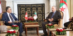 قوجيل يستقبل رئيس مجلس نواب الشعب التونسي