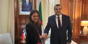 عرقاب يتباحث مع نائب وزير الخارجية الشيلي حول تعزيز التعاون