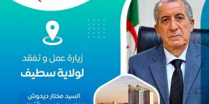 ديدوش يعاين مشاريع سياحية بولاية سطيف