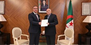 عطاف يتسلم رسالة موجهة من السيسي إلى رئيس الجمهورية