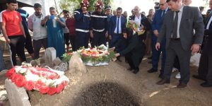 جثمان المناضلة وصديقة الثورة الجزائرية إلييت لو يوارى الثرى بمقبرة بابا علي بالعاصمة 