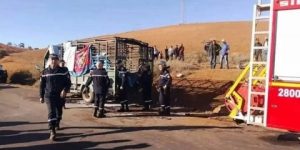 حادث حريق شاحنة بوهران: ارتفاع حصيلة الضحايا إلى سبعة وفيات