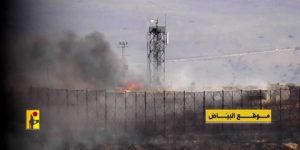 المقاومة الإسلامية اللبنانية تستهدف فريق الدعم ‏اللوجستي الإسرائيلي في موقع بياض بليدا