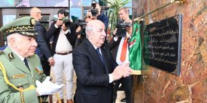 رئيس الجمهورية يشرف على تدشين مستشفى “الأم والطفل للجيش” ببني مسوس