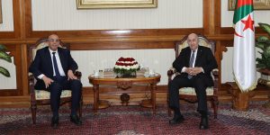 رئيس الجمهورية يستقبل رئيس حركة مجتمع السلم عبد العالي حساني