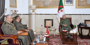 الفريق أول السعيد شنڤريحة  يستقبل رئيس أركان جيش البر للقوات المسلحة التونسية