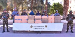 إحباط تهريب 1144,9 كلغ من الكيف المعالج و 17893 كبسولة مهلوسة من نوع بريغابالين 300 ملغ.