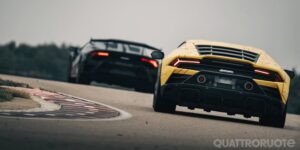 بنظام متكيف لتماثل العجلات على الحلبة.. لامبورغيني تعمل على تقنيات جديدة لخليفة هوراكان