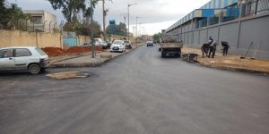 تهيئة الطريق الفرعي بابا حمود بحي الزواوي بسيدي موسى