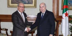 رئيس الجمهورية يستقبل الأمين العام لحزب التجمع الوطني الديمقراطي