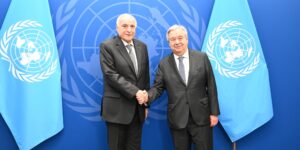 عطاف يستقبل من طرف الأمين العام للأمم المتحدة