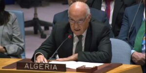 الجزائر تدعو من مجلس الأمن إلى الإسراع في إيجاد حل عادل وتؤكد: لا يمكن إعادة القضية الفلسطينية إلى الأدراج لتبقى حبيسة فيها