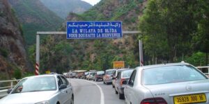 غلق الطريق الولائي رقم 46 بسبب انزلاق التربة