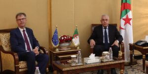 طبي يستقبل رئيس مفوضية الإتحاد الأوربي بالجزائر