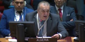 كلمة عمار بن جامع أثناء و بعد جلسة تصويت بمجلس الأمن الدولي على مشروع قرار يجدد ولاية مينورسو