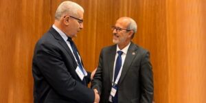 بوغالي يتحادث مع رئيس برلمان عموم أمريكا اللاتينية