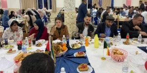 تنظيم إفطار جماعي لفائدة 80 طالبا و طالبة من فلسطين يدرسون بجامعات ولاية قسنطينة