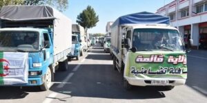 قالمة :قافلة تضامنية محملة ب1.700 طرد غذائي لتوزيعهم على العائلات المعوزة