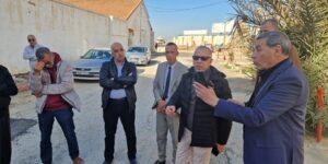 معاينة طرقات و شواطئ برج البحري