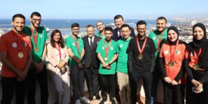 بداري يشرف على تكريم الطلبة المتوجين بالجائزة الكبرى لمسابقة هواوي للاتصالات بالصين