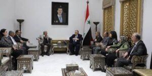 سفير الجزائر بسوريا يلتقي برئيس مجلس الشعب السوري
