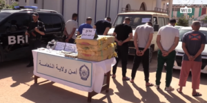 حجز أزيد من قنطار من الكيف المعالج وتوقيف 10 أشخاص بالنعامة والمسيلة