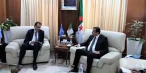 عرقاب يتباحث مع المدير العام لمنظمة “اليونيدو”