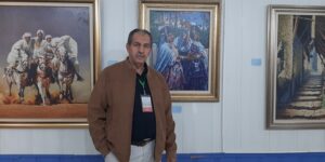 معرض نور الدين مقدس “ألوان من تراثنا”.. هوية وتاريخ بتقنية “البيكسال”