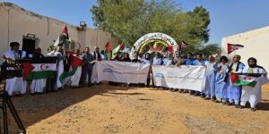 المجلس الوطني الصحراوي ينظم وقفة ضد تورط شركة طاقة فرنسية في نهب ثروات الصحراء الغربية