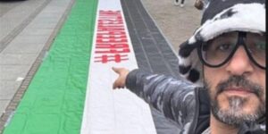 أحمد حلمي يتظاهر في شوارع هولندا دعماً لفلسطين