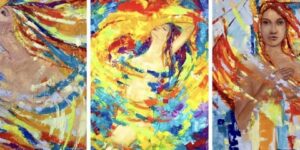 بلطرش وزوجته يعرضان برواق “راسم”.. لحظة للمتعة والاسترخاء