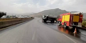 البويرة : غلق مؤقت للطريق السيار