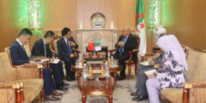 ربيقة يستقبل سفير جمهورية الصين الشعبية بالجزائر